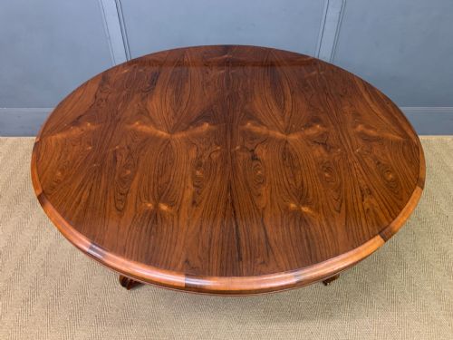 VICTORIAN ROSEWOOD LOO TABLE - ADDITIONAL PHOTO 3