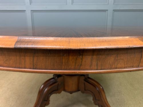 VICTORIAN ROSEWOOD LOO TABLE - ADDITIONAL PHOTO 8