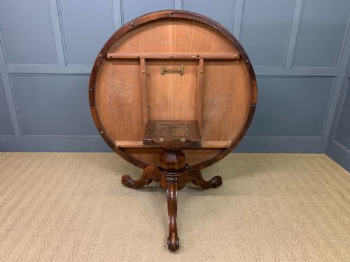 VICTORIAN ROSEWOOD LOO TABLE - ADDITIONAL PHOTO 14