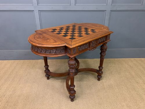 ANGLOINDIAN ROSEWOOD CHESS TOP TABLE - ADDITIONAL PHOTO 10