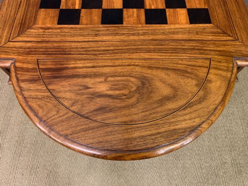ANGLOINDIAN ROSEWOOD CHESS TOP TABLE - ADDITIONAL PHOTO 18