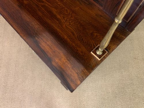 BRASS INLAID REGENCY ROSEWOOD CHIFFONIER - ADDITIONAL PHOTO 19