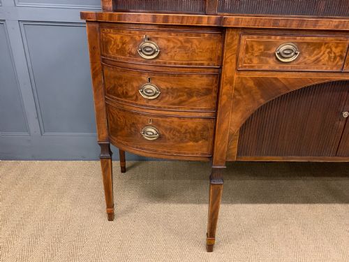 LARGE GEORGE III INLAID MAHOGANY SIDEBOARD - ADDITIONAL PHOTO 5