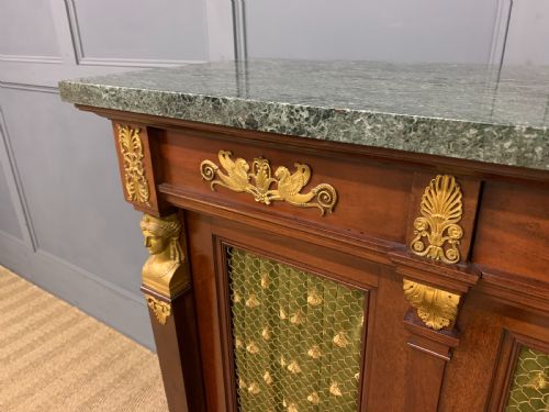 FRENCH EMPIRE MAHOGANY CHIFFONIER - ADDITIONAL PHOTO 3