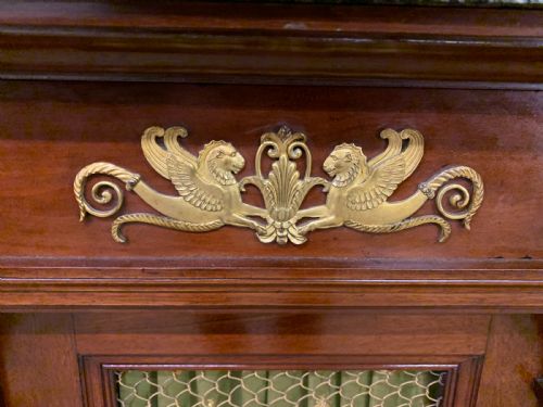 FRENCH EMPIRE MAHOGANY CHIFFONIER - ADDITIONAL PHOTO 4