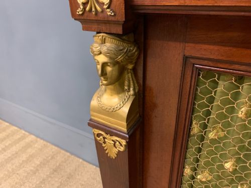 FRENCH EMPIRE MAHOGANY CHIFFONIER - ADDITIONAL PHOTO 7
