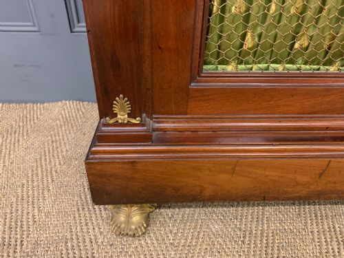 FRENCH EMPIRE MAHOGANY CHIFFONIER - ADDITIONAL PHOTO 8