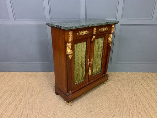 FRENCH EMPIRE MAHOGANY CHIFFONIER - ADDITIONAL PHOTO 13