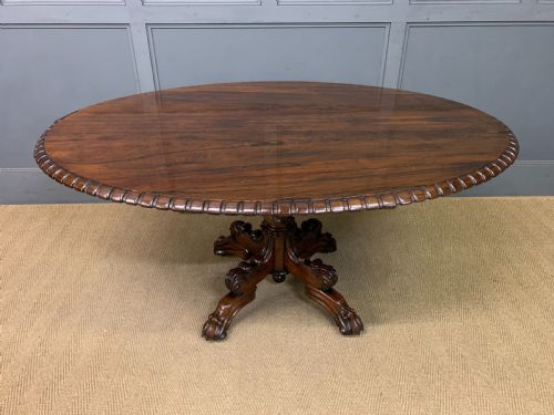 Regency Period Rosewood Centre Table