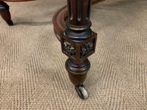FRENCH MAHOGANY LIBRARY TABLE - ADDITIONAL PHOTO 14