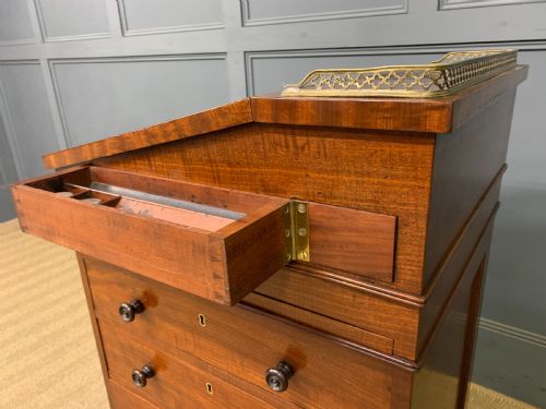 GILLOWS GEORGE IV MAHOGANY DAVENPORT - ADDITIONAL PHOTO 24