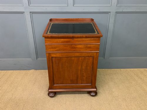 GILLOWS EARLY VICTORIAN MAHOGANY DAVENPORT - ADDITIONAL PHOTO 2