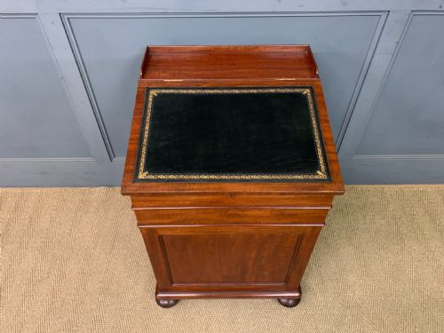 GILLOWS EARLY VICTORIAN MAHOGANY DAVENPORT - ADDITIONAL PHOTO 3