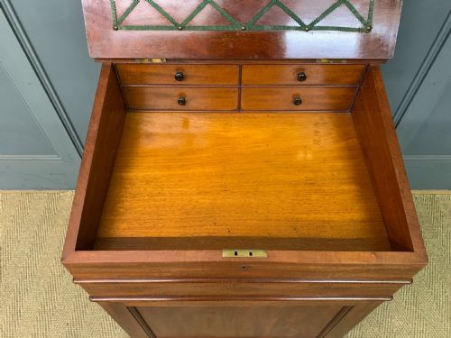 GILLOWS EARLY VICTORIAN MAHOGANY DAVENPORT - ADDITIONAL PHOTO 8