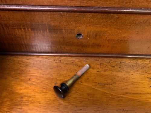 GILLOWS EARLY VICTORIAN MAHOGANY DAVENPORT - ADDITIONAL PHOTO 10