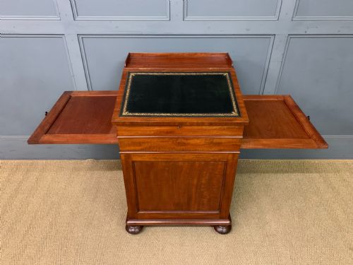 GILLOWS EARLY VICTORIAN MAHOGANY DAVENPORT - ADDITIONAL PHOTO 15