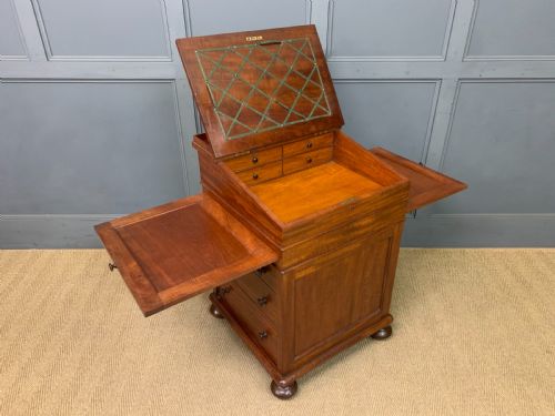 GILLOWS EARLY VICTORIAN MAHOGANY DAVENPORT - ADDITIONAL PHOTO 23