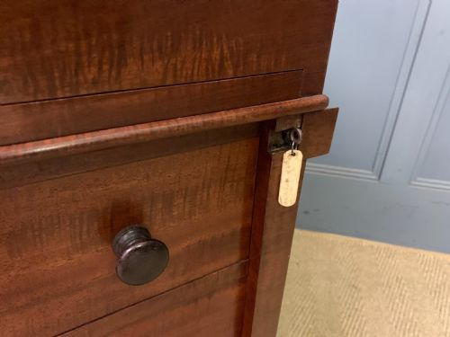 GILLOWS EARLY VICTORIAN MAHOGANY DAVENPORT - ADDITIONAL PHOTO 27
