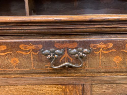 SHAPLAND AND PETTER ARTS AND CRAFTS OAK SIDEBOARD - ADDITIONAL PHOTO 10