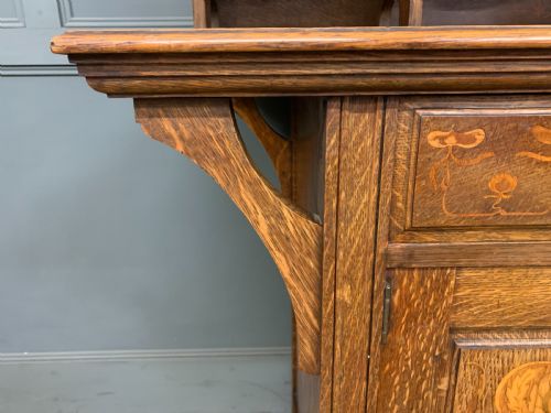 SHAPLAND AND PETTER ARTS AND CRAFTS OAK SIDEBOARD - ADDITIONAL PHOTO 13