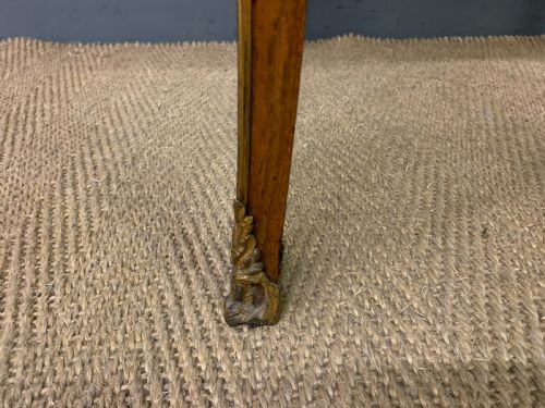 MAPLE CO INLAID ROSEWOOD ENVELOPE CARD TABLE - ADDITIONAL PHOTO 9