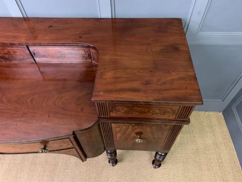 LARGE REGENCY PERIOD INLAID FLAME MAHOGANY SIDEBOARD - ADDITIONAL PHOTO 3