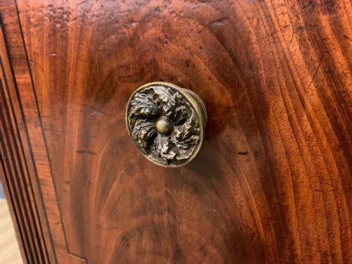 LARGE REGENCY PERIOD INLAID FLAME MAHOGANY SIDEBOARD - ADDITIONAL PHOTO 8