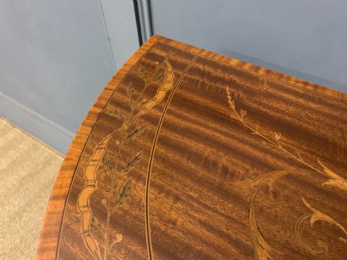 FINE QUALITY INLAID MAHOGANY CARD TABLE - ADDITIONAL PHOTO 4