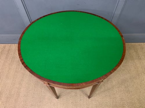 FINE QUALITY INLAID MAHOGANY CARD TABLE - ADDITIONAL PHOTO 18