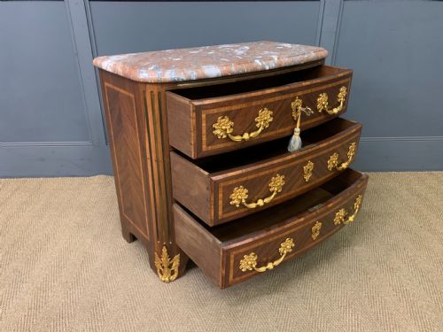 FRENCH KINGWOOD MARBLE TOPPED COMMODE - ADDITIONAL PHOTO 10