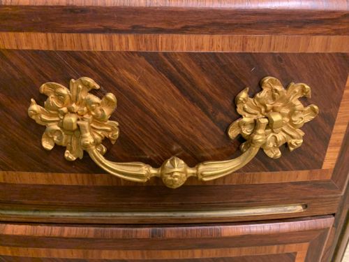 FRENCH KINGWOOD MARBLE TOPPED COMMODE - ADDITIONAL PHOTO 13
