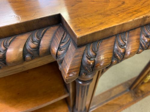 LARGE VICTORIAN BURR WALNUT LONDON QUALITY MIRROR BACK CHIFFONIER - ADDITIONAL PHOTO 19
