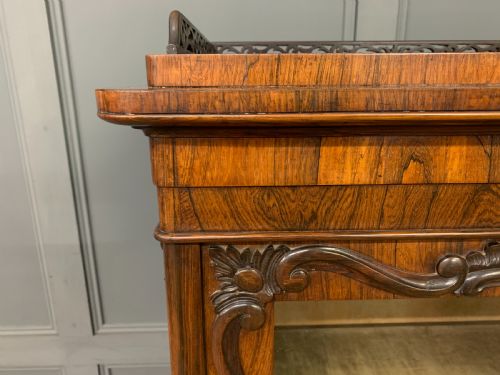 VICTORIAN ROSEWOOD BOOKCASE CABINET BY JAMES WINTER - ADDITIONAL PHOTO 5