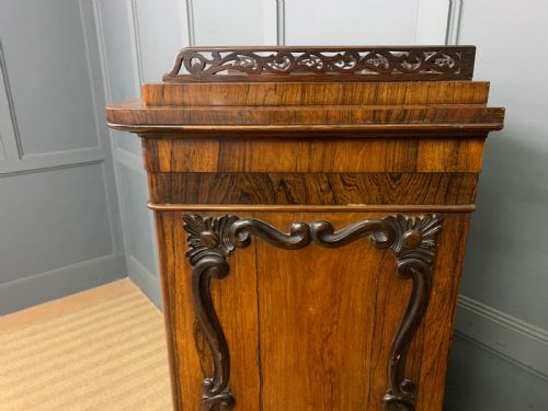 VICTORIAN ROSEWOOD BOOKCASE CABINET BY JAMES WINTER - ADDITIONAL PHOTO 20