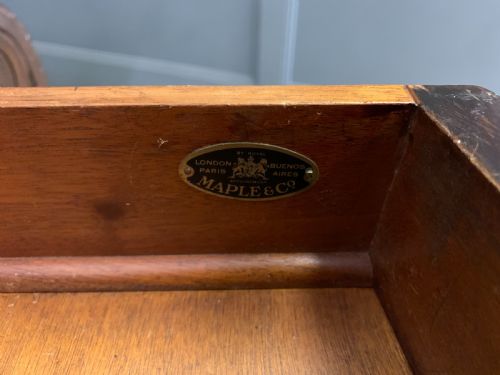 CHIPPENDALE STYLE CARVED MAHOGANY WRITING TABLE - ADDITIONAL PHOTO 20