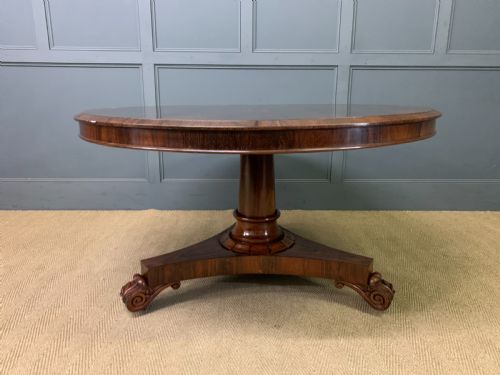 WILLIAM IV ROSEWOOD LOO TABLE - ADDITIONAL PHOTO 3