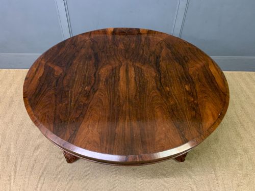 WILLIAM IV ROSEWOOD LOO TABLE - ADDITIONAL PHOTO 4