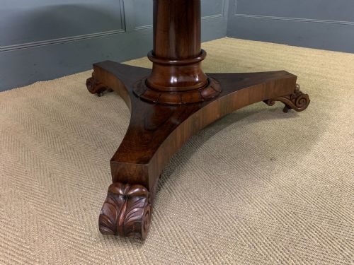 WILLIAM IV ROSEWOOD LOO TABLE - ADDITIONAL PHOTO 6