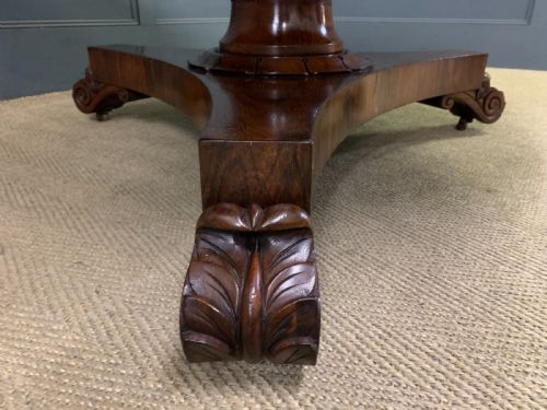 WILLIAM IV ROSEWOOD LOO TABLE - ADDITIONAL PHOTO 8