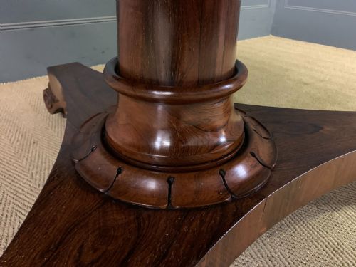 WILLIAM IV ROSEWOOD LOO TABLE - ADDITIONAL PHOTO 9