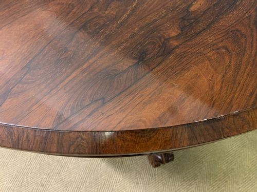 WILLIAM IV ROSEWOOD LOO TABLE - ADDITIONAL PHOTO 10