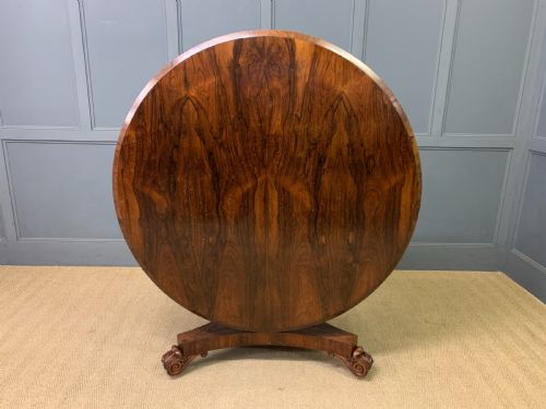 WILLIAM IV ROSEWOOD LOO TABLE - ADDITIONAL PHOTO 11