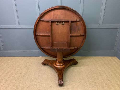 WILLIAM IV ROSEWOOD LOO TABLE - ADDITIONAL PHOTO 14