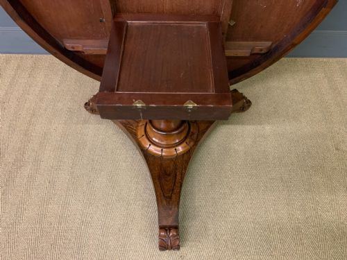 WILLIAM IV ROSEWOOD LOO TABLE - ADDITIONAL PHOTO 15