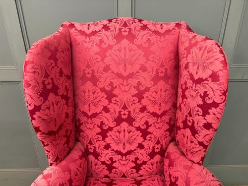 LATE 19TH CENTURY WALNUT WING ARMCHAIR - ADDITIONAL PHOTO 3