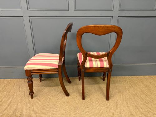 SET OF 10 VICTORIAN MAHOGANY DINING CHAIRS - ADDITIONAL PHOTO 4