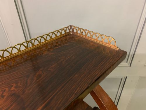 BRASS MOUNTED REGENCY ROSEWOOD CHIFFONIER - ADDITIONAL PHOTO 15