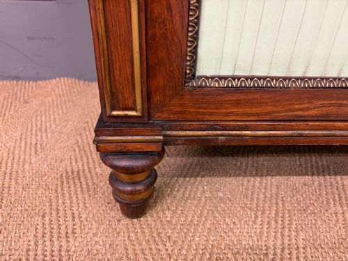 PAIR OF REGENCY PERIOD ROSEWOOD SIDE CABINETS - ADDITIONAL PHOTO 5