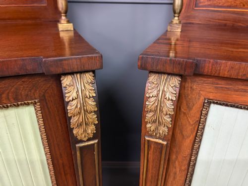 PAIR OF REGENCY PERIOD ROSEWOOD SIDE CABINETS - ADDITIONAL PHOTO 11