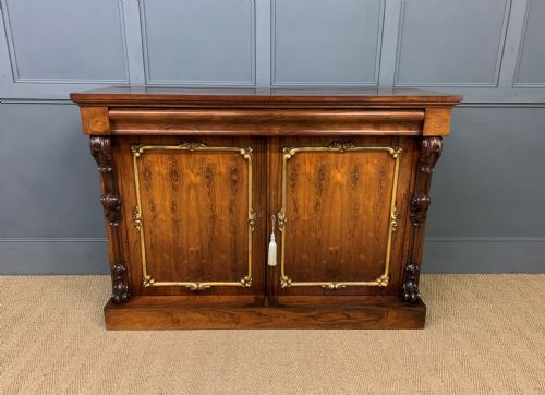 REGENCY PERIOD ROSEWOOD SIDE CABINET - ADDITIONAL PHOTO 2